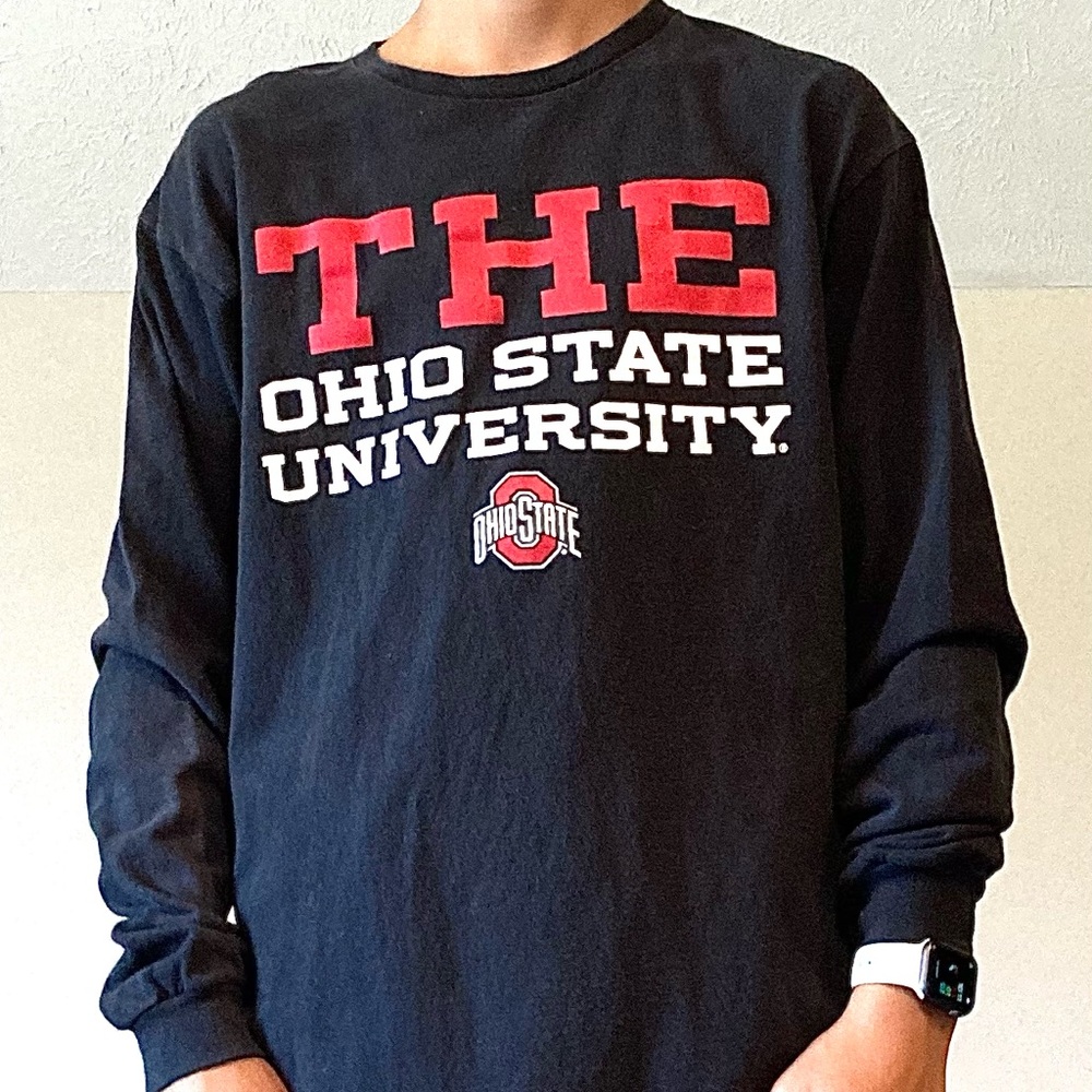 Vintage Ohio State Long Sleeve Shirt.